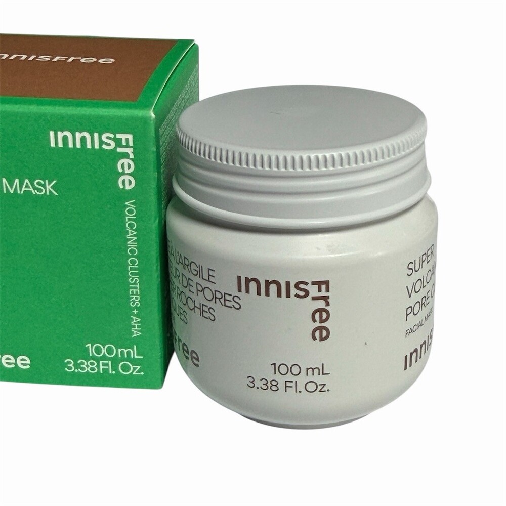 Innisfree Super Volcanic Pore Clay Mask AHA Oil Control 100 mL 3.38 oz